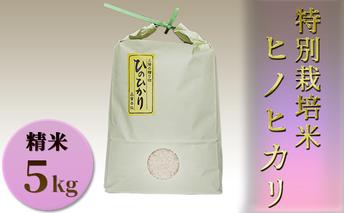 特別栽培米　ヒノヒカリ　精米5kg お米 