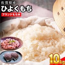 令和6年産 佐賀県産ひよくもち米10kg 【もち米 餅米 ヒヨクモチ 10kg 年末 餅つき 赤飯 おこわ おはぎ 増田米穀】(H015190)