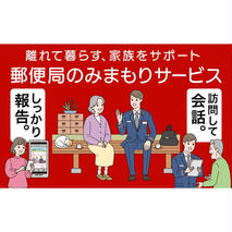 神埼市内みまもり訪問サービス(12ヶ月) 【支援 電話 防犯 お見守り 支援品 お礼の品 郵便局】(H068103)