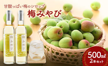 梅みやび（梅シロップ）500ml×2本セット 