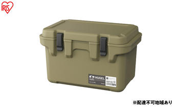 HUGEL クーラーボックス 20L TC-20 カーキ アイリスオーヤマ 雑貨 高密度発泡ウレタン 長時間 保冷 