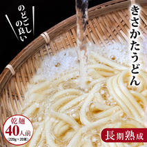 うどん 赤ちゃんも食べられる喉越しの良い 象潟うどん 220g×20束 セット （40人前） 乾麺 麺 離乳食 赤ちゃん 子ども ご当地 ご当地グルメ 長期保存 保存食 非常食 備蓄食 災害 防災 備蓄 ローリングストック 非常用 備蓄用 常温 常温保存 秋田