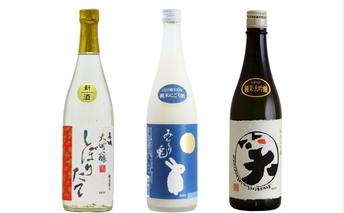 冬季限定・プレミアム福箱720ml×3本セット お酒 日本酒 飲み比べセット しぼりたて大吟醸 純金箔 純米にごり酒 にごり酒 純米大吟醸 晩酌 家飲み 