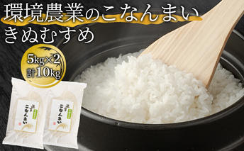 環境農業のこなんまい きぬむすめ10kg 米 