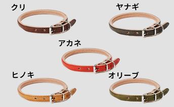[No.5258-7038]0096good collar 4号［犬 猫 首輪］オリーブ