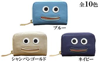 [No.5258-7222]0207【ミラーゴールド】思わず笑顔になってしまうニッコリマルチケース/ミニ財布