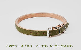 [No.5258-7048]0098good collar 7号［犬 猫 首輪］オリーブ