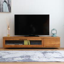アダムロ 140ローボード LBR 【テレビ台 テレビ TV ローボード リビング用 収納家具 AV機器収納 国産】(H060481)