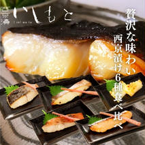 【秘伝の西京漬けセット】魚の西京漬け6種セット (さわら、銀だら、タイ、サーモン、金目鯛、紋甲いか） 魚介類 漬魚 魚料理 和食 惣菜 詰め合わせ 