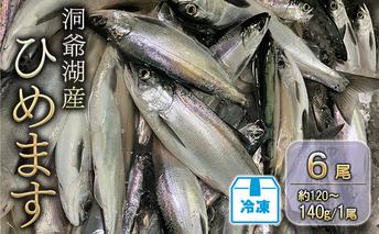 洞爺湖産ひめます6尾(約120～140g/1尾)冷凍 
