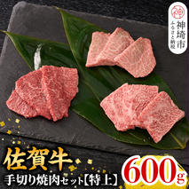 【9月発送】【こだわりの手切り！】牧場直送 佐賀牛焼肉セット(特上) (H106163)