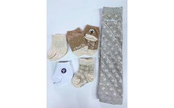 王寺子供靴下５足セット女児7-9cm ファッション くつした 