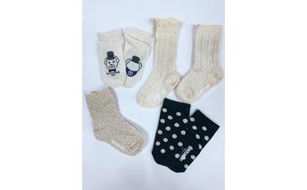 王寺子供靴下５足セット女児13-15cm ファッション くつした 