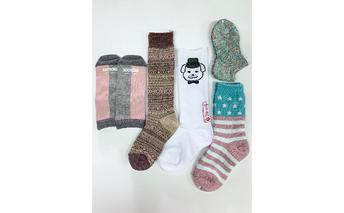王寺子供靴下５足セット女児16-18cm ファッション くつした 