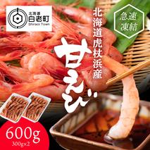 甘海老 北海道 虎杖浜産 約600g 生 えび エビ アマエビ あまえび 海老 虎杖浜 国産 白老
