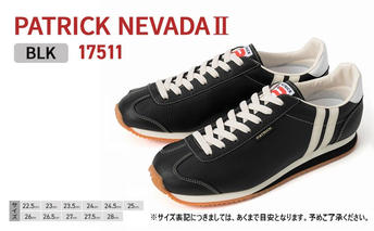PATRICK NEVADA2 BLK 17511【24.0cm（EUサイズ：38）】