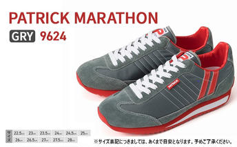 PATRICK　MARATHON　GRY　9624【24.0cm（EUサイズ：38）】
