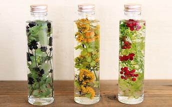 富良野 花七曜ハーバリウム3点セット 植物 インテリア 