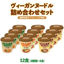 ヤマダイ　ヴィーガンヌードル12食（３種類×４食）詰め合わせセット [AH008ya]