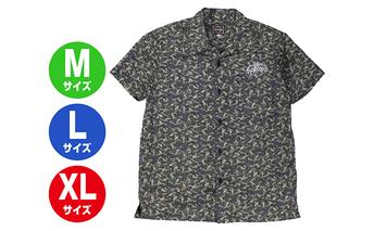 [No.5631-7051]0291 GONZO SURF　オリエンタルボタンシャツ　ブラック　XLサイズ