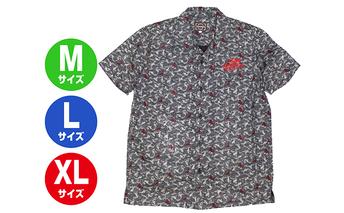 [No.5631-7054]0292 GONZO SURF　オリエンタルボタンシャツ ネイビー　XLサイズ