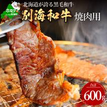 黒毛和牛「別海和牛」焼肉用600g【北海道別海町産】300g×2パック（ 肉 牛肉 北海道産肉 北海道産牛肉 道産肉 道産牛肉 肉ギフト 牛肉ギフト 肉セット 牛肉セット 肉お取り寄せ 牛肉お取り寄せ 肉送料無料 牛肉送料無料 ）